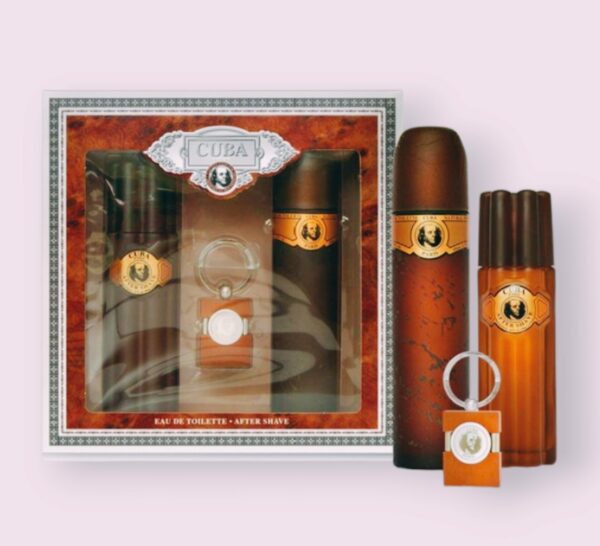 Cuba Set GOLD sa priveskom ash 100ml + edt 100ml