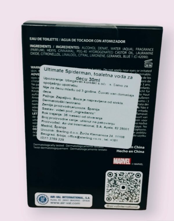 Toaletna voda Spiderman edt 30ml